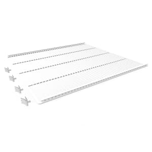 440-HS5317 Additional Epoxy Coated Shelf w/ (4) Stainless Pilaster Clips for RM-26