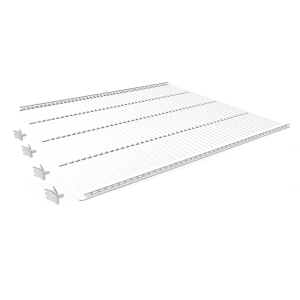 440-HS5318 Additional Epoxy Coated Shelf w/ (4) Stainless Pilaster Clips for RM-45-SD