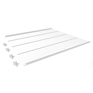 440-HS5319 Additional Epoxy Coated Shelf w/ (4) Stainless Pilaster Clips for RM-49