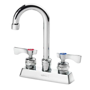 381-15325L Deck Mount Faucet - 3 1/2" Gooseneck Spout, 4" Centers