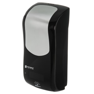 094-SH970BKSS Wall Mount Touch Free Soap Dispenser - 5 3/4" x 12 1/4", Black/Stainless
