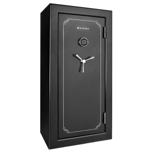 470-AX12218 11.87 cu ft Fire Vault Safe w/ Keypad Lock - Steel, Black