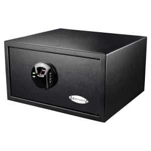 470-AX12840 0.99 cu ft Biometric Safe w/ Fingerprint & Keypad Lock - Steel, Black