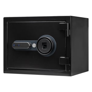 470-AX13498 0.75 cu ft Biometric Fireproof Safe w/ Fingerprint Lock - Steel, Black
