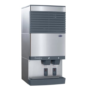 608-110CT425AS 425 lb Countertop Nugget Ice & Water Dispenser - 90 lb Storage, Cup Fill, 115v