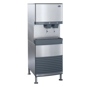 608-110FB425WL 425 lb Freestanding Nugget Ice & Water Dispenser - 90 lb Storage, Cup Fill, 11...