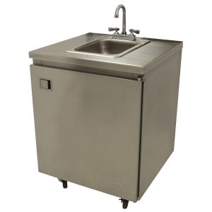 009-SHKMSC26C 35 1/2"H Portable Hand Sink w/ 5"D Bowl, Cold Water