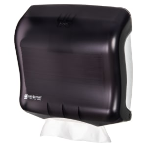 094-T1750TBK Wall Mount Paper Towel Dispenser w/ 240 C Fold Capacity - Plastic, Black Pearl