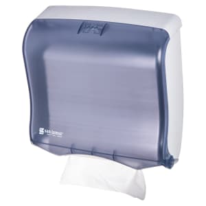 094-T1755TBL Wall Mount Paper Towel Dispenser w/ 240 C Fold Capacity - Plastic, Arctic Blue
