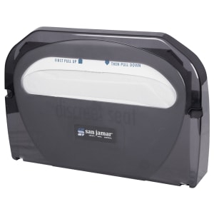 094-TS510TBK Hygienic Toilet Seat Cover Dispensers w/ One At A Time Dispensing, Black Pearl
