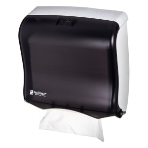 094-T1755TBK Wall Mount Paper Towel Dispenser w/ 240 C Fold Capacity - Plastic, Black Pearl