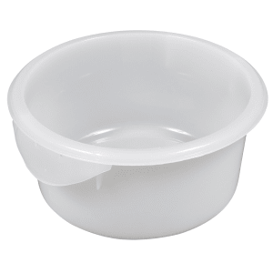 007-5720 2 qt Round Storage Container - White Poly