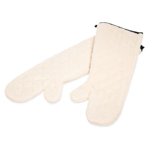 094-824TM 24" Conventional Oven Mitt - Terry, Natural