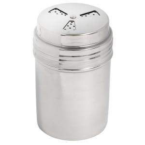 080-DRG8P 8 oz Shaker/Dredge w/ Adjustable Lid, Stainless