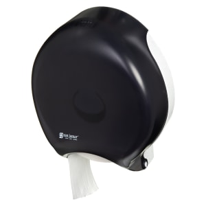 094-R6000TBK 12" Single Jumbo Toilet Tissue Dispenser, Multi-Directional Tearing, Classic, B...