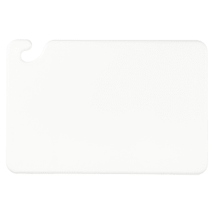 094-CB121812WH Cut-N-Carry Cutting Board, 12 x 18 x 1/2 in, NSF, White