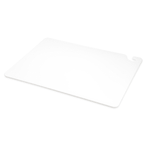 094-CB182412WH Cut-N-Carry Cutting Board, 18 x 24 x 1/2 in, NSF, White