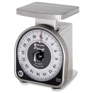 094-SCMDL2 Escali 2 lb Mechanical Dial Scale - 4 5/8" x 6", Stainless Steel