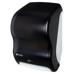 094-T1400TBK Wall Mount Touchless Roll Paper Towel Dispenser - Plastic, Black Pearl
