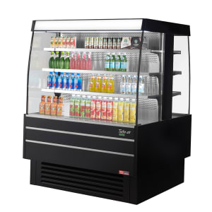 083-TIOM48SBN 50 3/8" Vertical Island Open Air Cooler w/ (4) Levels, 220v/1ph