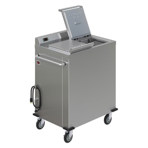 171-DXPSBH2WB 35 1/4" Mobile Heated Wax Base Dispenser w/ (2) Columns - Stainless, 240v/1ph