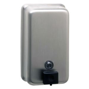 948-G16AP Wall Mounted Vertical Soap Dispenser w/ All-Purpose Valve, Stainless