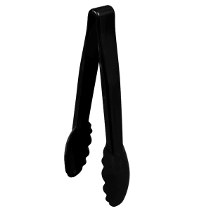 144-9TGS110 9"L Plastic Utility Tongs, Black