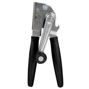 Focus Swing Style Steel Manual Can Opener with Black Handles - 8
