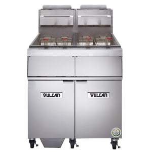 207-2GR85MFNG Gas Fryer - (2) 90 lb Vats, Floor Model, Natural Gas