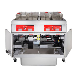 207-3ER50DF Electric Fryer - (3) 50 lb Vats, Floor Model, 208v/3ph