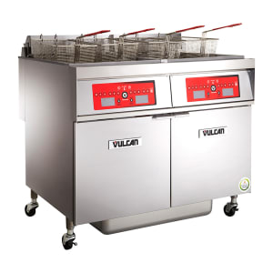 207-3VK45AFLP Gas Fryer - (3) 50 lb Vats, Floor Model, Liquid Propane