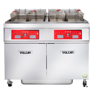 207-4ER50DF Electric Fryer - (4) 50 lb Vats, Floor Model, 208v/3ph