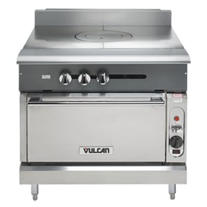 207-V1FT36CNG 36" Gas Range w/ French Top & Convection Oven, Natural Gas