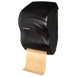 094-T1390TBK Wall Mount Touchless Roll Paper Towel Dispenser - Plastic, Black Pearl