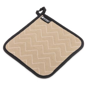094-802TF Pot Holder, 8 x 8", Fire Retardant & Quilted Terry Cloth