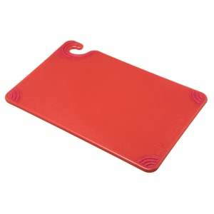 094-CBG121812RD Saf-T-Grip Cutting Board, 12 x 18 x 1/2 in, NSF, Red