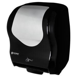 094-T8370BKSS Wall Mount Touchless Roll Paper Towel Dispenser - Plastic, Black/Stainless