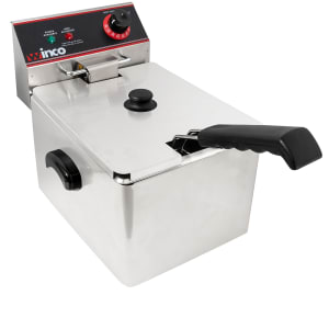 Winco EFS-16 Countertop Electric Fryer - (1) 16 lb Vat 120v