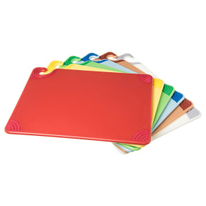 094-CBG1520KC Saf-T-Grip® Cutting Board Set w/ (6) Boards - 15" x 20", Assorted Colors