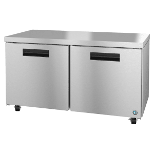 440-UF60A Steelheart 60" W Undercounter Freezer w/ (2) Sections & (2) Doors, 115v