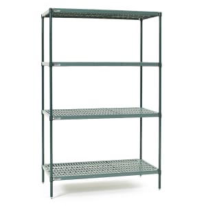 001-EZPR2448NK34 Super Erecta® Pro Epoxy Coated Wire Shelf Kit - 48"W x 24"D x 74"H