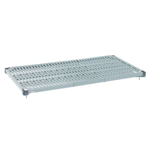 001-MQ1872G MetroMax® Q Polymer Louvered Shelf - 72"W x 18"D