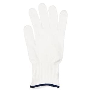 094-DFG1000M Medium Cut Resistant Glove - Synthetic Fiber, White w/ Blue Wrist Band