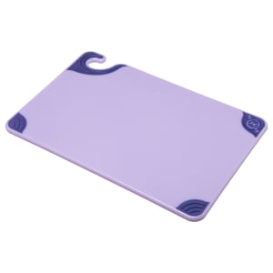 094-CBG121812PR Saf-T-Grip Cutting Board, 12 x 18 x 1/2 in, NSF, Purple