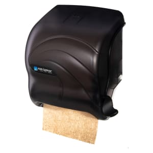 094-T990TBK Wall Mount Roll Paper Towel Dispenser - Plastic, Black Pearl