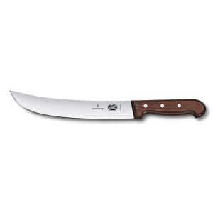 037-47131 Curved Cimeter Knife w/ 10" Blade, Wood Handle