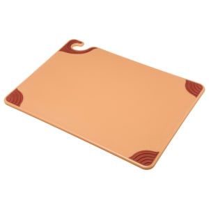 094-CBG152012BR Saf-T-Grip Cutting Board, 15 x 20 x 1/2 in, NSF, Brown