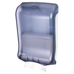 094-T1700TBL Wall Mount Paper Towel Dispenser for C Fold or Multifold - Plastic, Arctic Blue