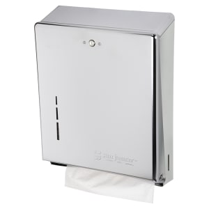 094-T1900XC Wall Mount Paper Towel Dispenser for C Fold or Multifold - Steel, Matte Chrome