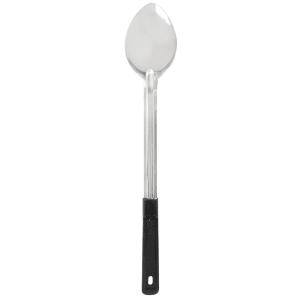 158-5770 Stainless Steel Serving Spoon, Plastic Handle 15" Solid